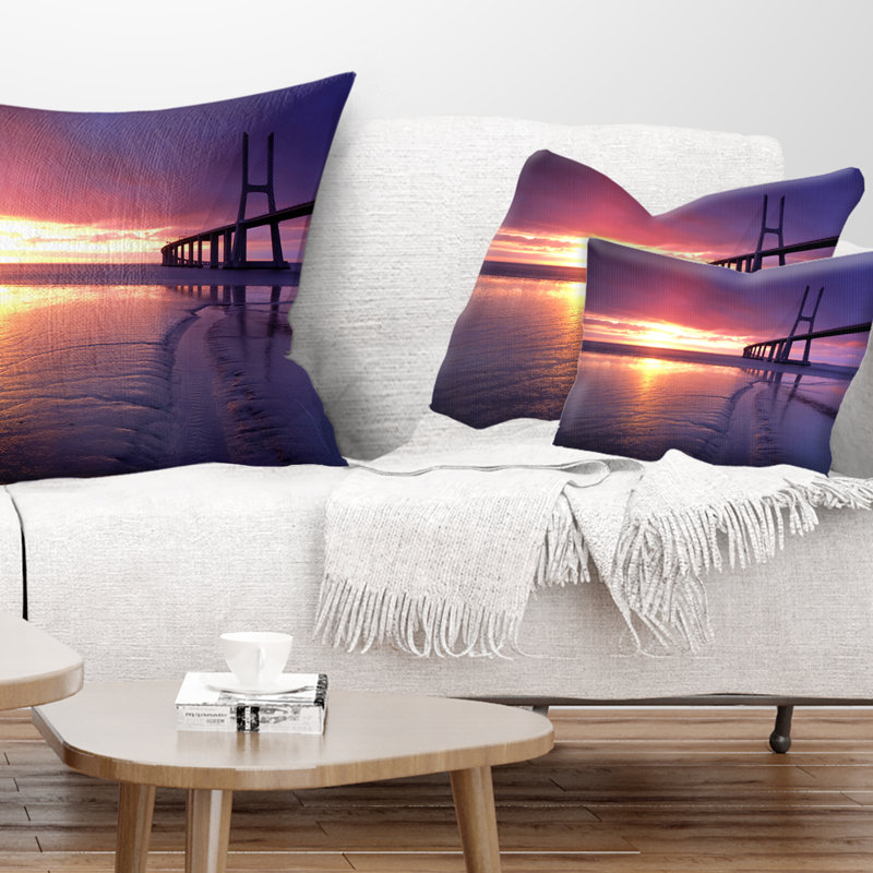 Coussin de pont Pier Seascape, Rectangulaire, 12 po x 20 po