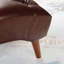 Chaise longue rembourrée pour l'intérieur
