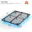 Zoller Floating Bed Frame with LED & Charging Station, Modern Metal Platform Bed, No Box Spring Needed-812422482