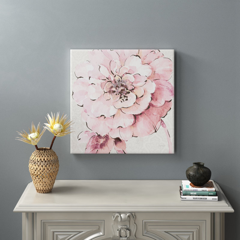 Indigold Shabby Peony - reproduction d'art sur toile, H 30 po x l 30 po, Toile tendue, Does Not Apply