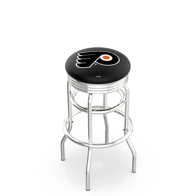 Tabouret tournant 25 "avec coussin NHL, Flyers de Philadelphia - noir, jours