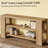 Sofa Table,3-Tier Side Table,Console Table
