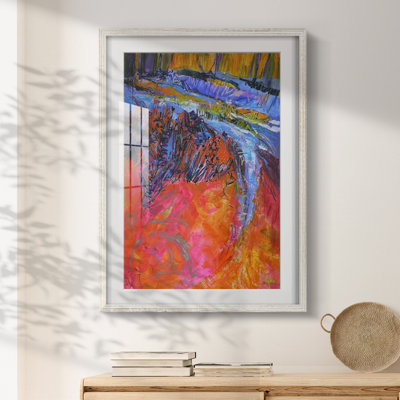 Vibrant Flow I -Framed Print