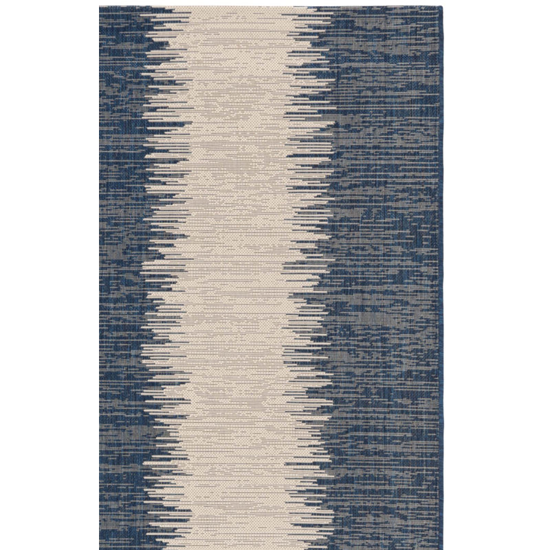 Tapis d'intérieur / extérieur à motif abstrait Boca Performance, Rectangle 8 pi x 11 pi