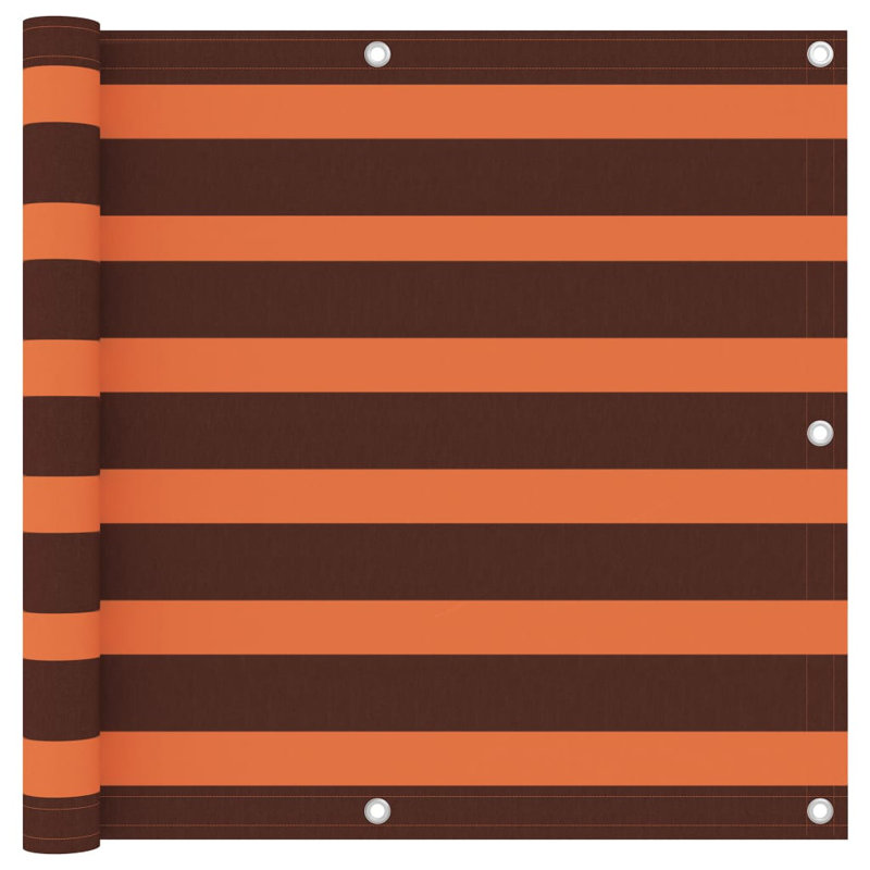 Filsinger Rectangular Shade Sail, Orange/Brown, 0.9m H x 6m W
