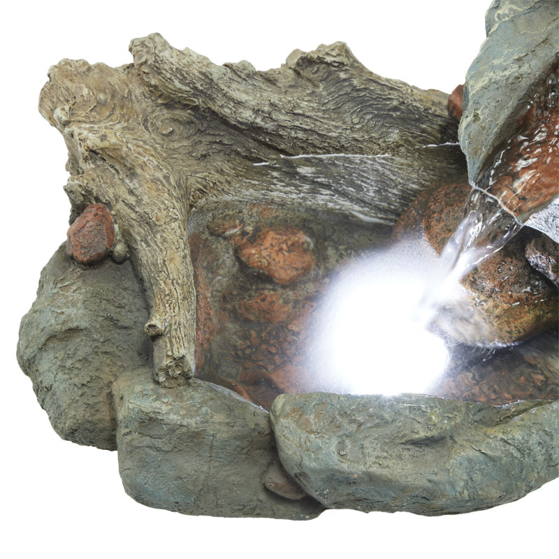 Gober Floor Fountain with Lights