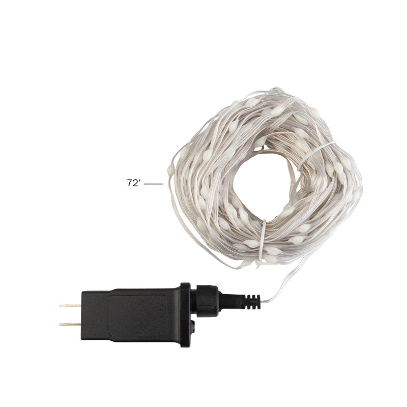 Josael Color Changing Rope Lights - 72ft 200 LED Lights with 10 Color Options, Remote, 6ft Plug