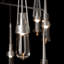 Link 10-Light Mobile Pendant - Natural Iron - Clear Glass - Standard Overall Height-173546661-173546665