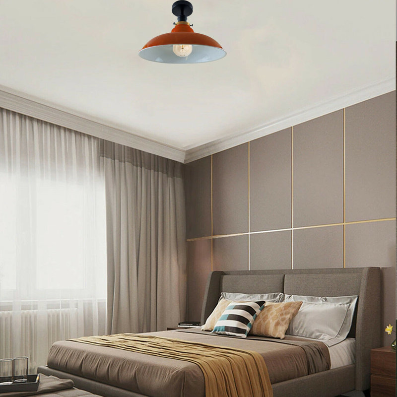 Kunze Flush Mount, Orange