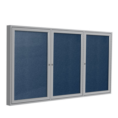 Enclosed Cabinet Vinyl Bulletin Board