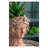 8" x 9" x 11.5"Cement Bust Wall Planter Greek Style-239460647