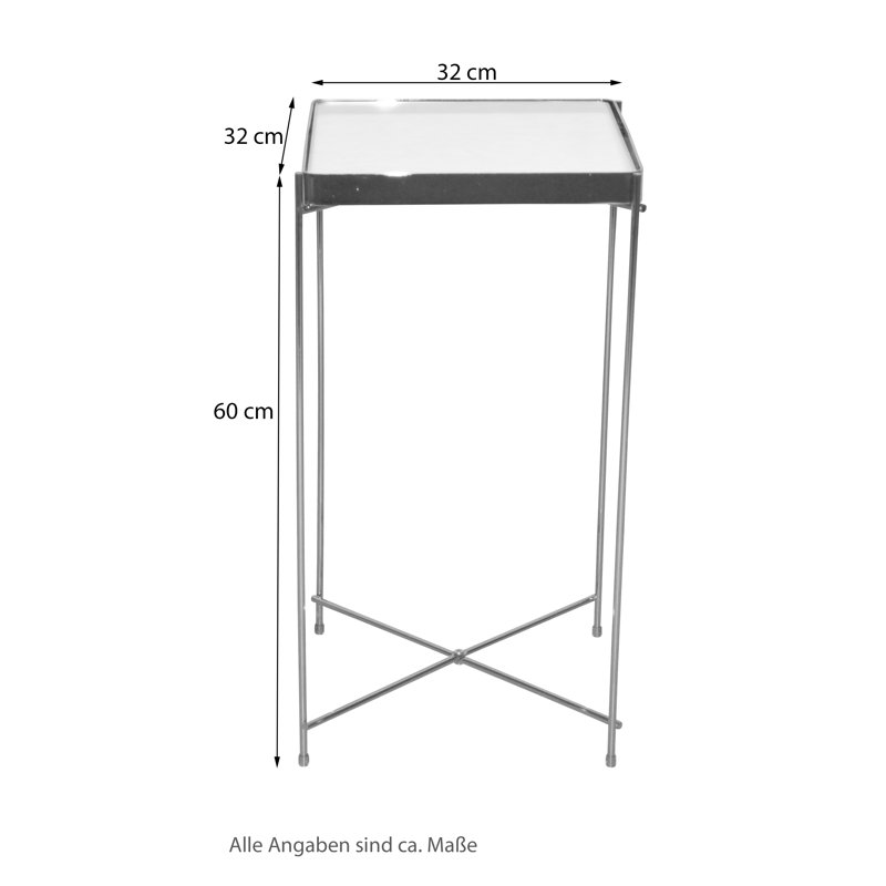 Analiegh Cross Legs End Table