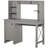 Farmhouse Computer Desk With Hutch And Cabinet (Not Including Office Chairs)-2056462173