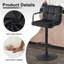 Tabourets de bar rembourrés en velours Mid-Century-911706677
