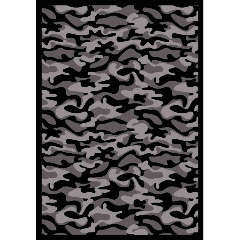 Tapis Whimsy Funky Camo par Joy Carpets, Rectangle 3 pi 10 po x 5 pi 4 po