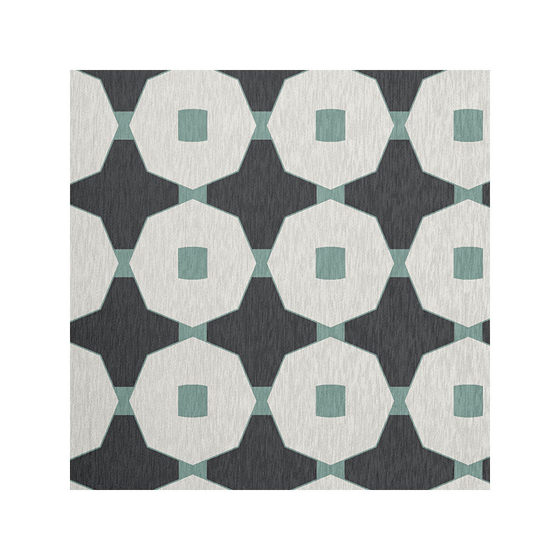 Cynar Chenille Geometric Indoor Rug, Rectangle 4' x 6'