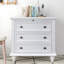 Armoire de rangement à 3 tiroirs White-835750113