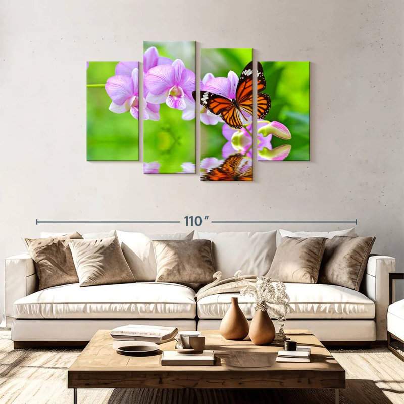 Brampt Spring Butterfly, 48" H x 75" W