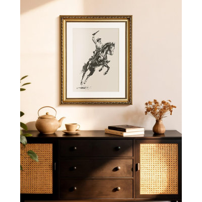 Cowboy Wall Art for Living Room and Western Decor