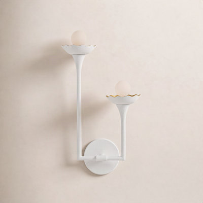 2-Light Floral Wallchiere