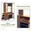 Armoire de rangement de 70,87 po de hauteur avec espace de rangement multifonctionnel