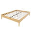 Structure de lit moderne avec support en bambou et métal Ursa-125911800-125911803