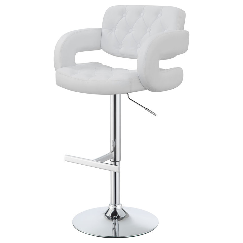 Tabouret de bar Brandi, Blanc
