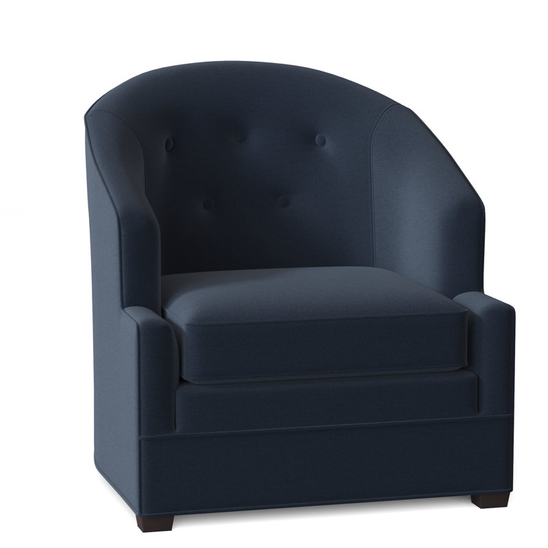 Fauteuil capitonné l 29 po Bryson, Indigo 8789
