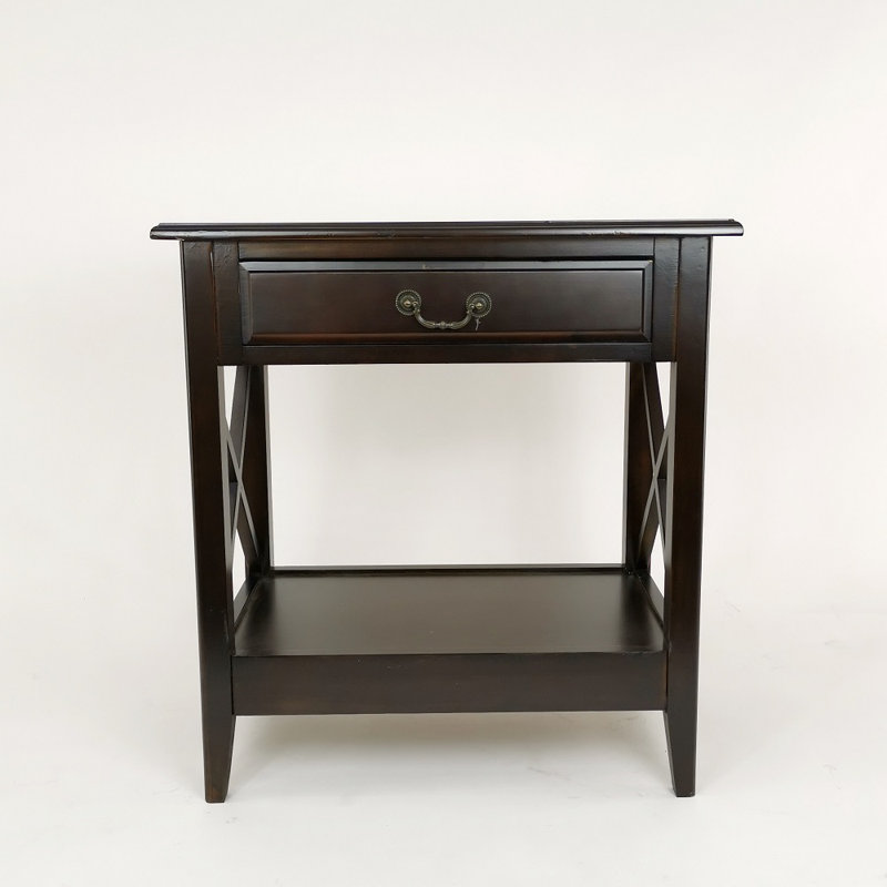 Table de chevet Trost, Espresso