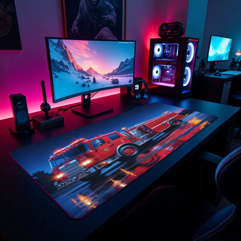 Polyester Desk Pad, 23.6x13.8