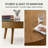 Jodeane Solid Wood Coffee Table-518227591