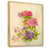 Toile naturelle avec cadre flottant