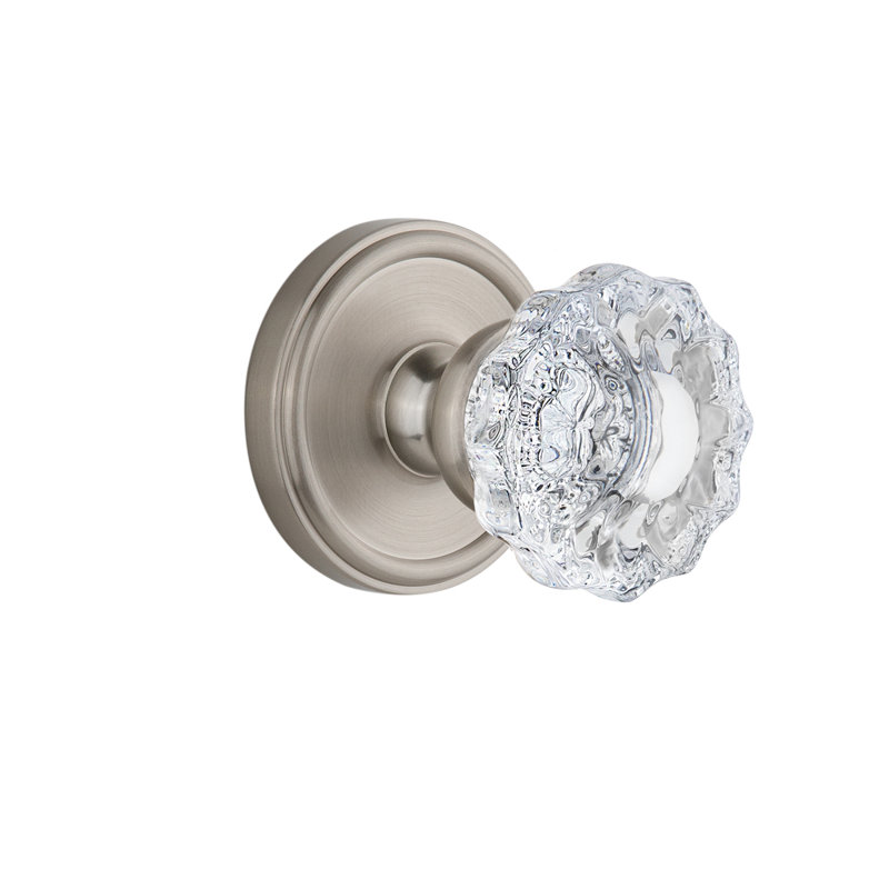 Pommeau de porte Grandage Georgetown, Nickel satiné, 2-3/4"