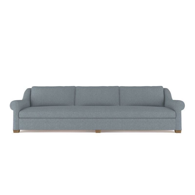 Canapé Thompson, H 32 po x l 120 po x P 46 po, Brume de lin Box Weave, Patiné