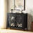 Black Console Table, With Shelf Inside
