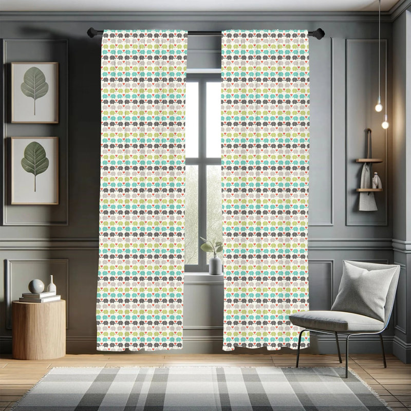 Room Darkening Sliding Panel Pair, 28" x 95"