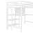 Bluebell Modern Minimalist Solid Pine Wood Loft Bed with Integrated Desk, Shelving & Writable Board