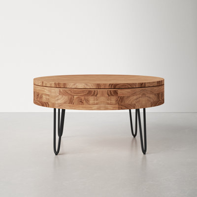 Heaton Solid Wood Coffee Table with Storage