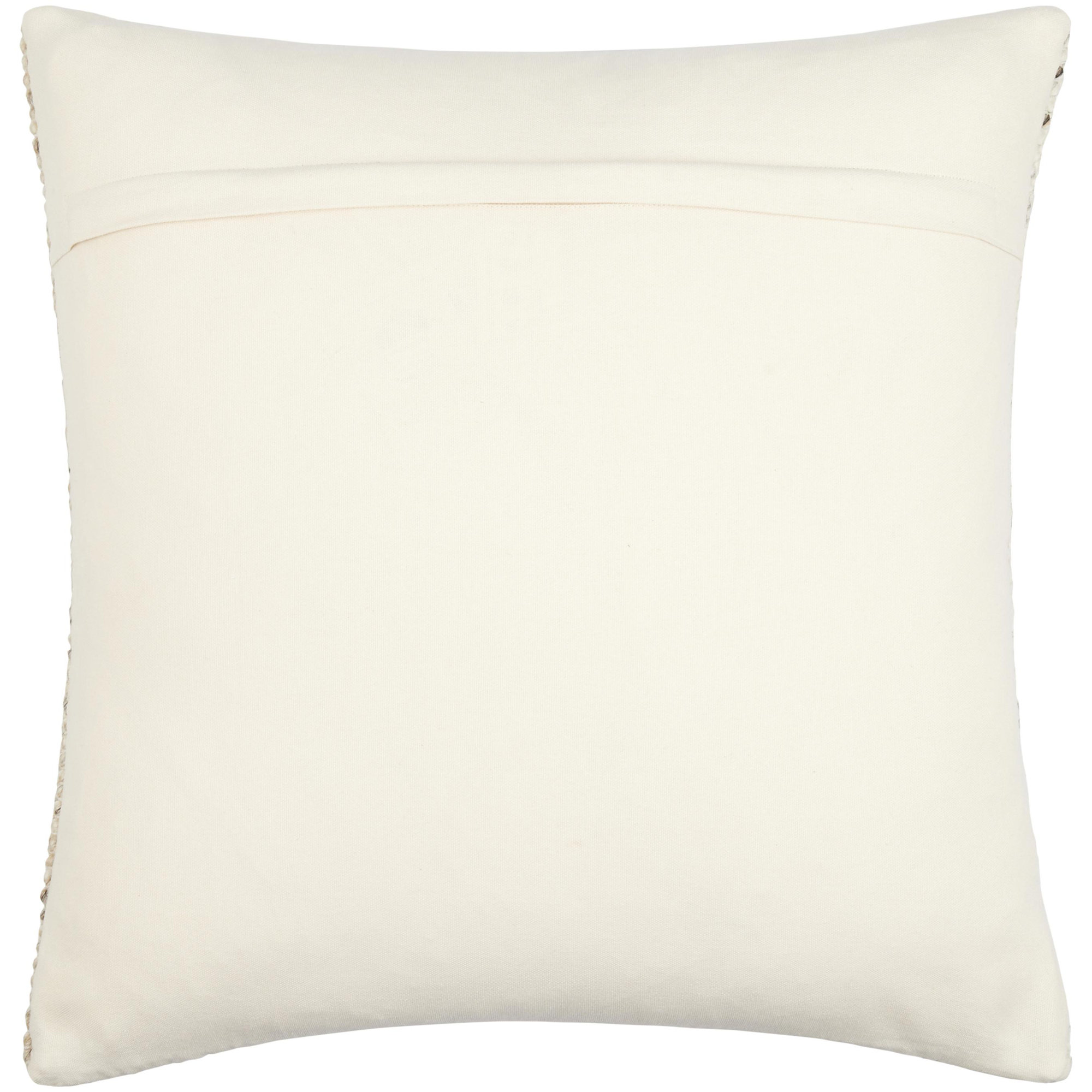 Dia Striped Wool Throw Pillow, 20" x 20", Polyester/Polyfill