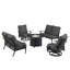 Paigan Outdoor 6 - Piece Conversation Set-1800117841