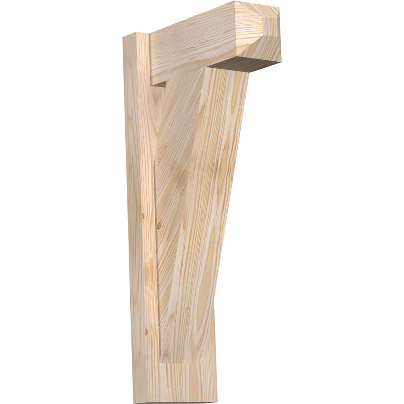 Artisan traditionnel en bois rustique, Sapin Douglas de 5 1/2 po (lisse), P 12 po x H 24 po