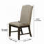 Ensemble de 2 chaises d'appoint Avaleigh