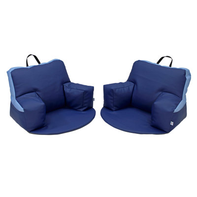Softscape Relax N Read Small Faux Leather Bean Bag Set by Factory Direct Partners