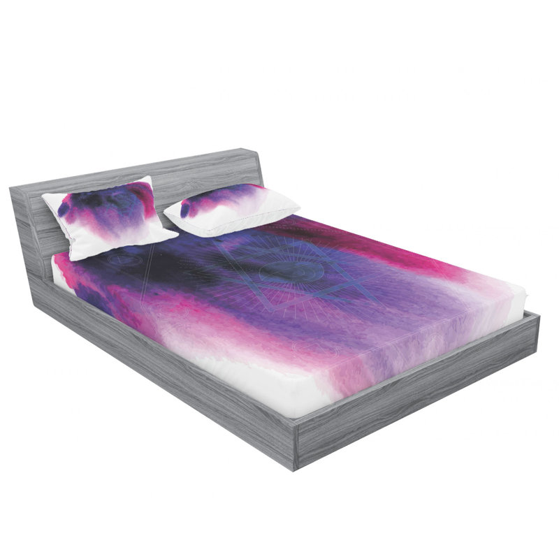 Microfiber Sheet Set, Queen Sheet Set with Fitted Sheet
