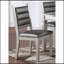 Set Of 2 PU Upholstered Dining Chair, Silver