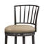 Ensemble de 4 tabourets de bar pivotants en similicuir de qualité commerciale Conte-1340343680-1340343681