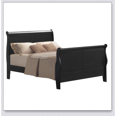 Lit-bateau noir