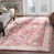 Rose / gris clair