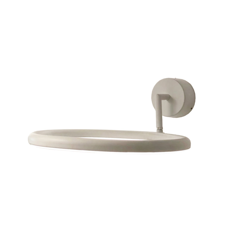 Lolli LED Armed Sconce, Matte White