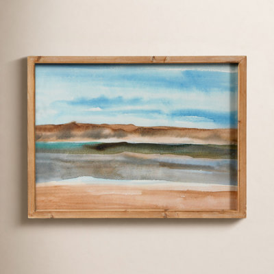 Abstract Watercolor Landscape Painting